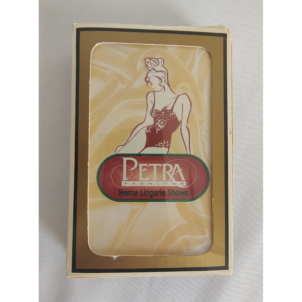 Gemaco Petra Fashions Home Lingerie Shows Playing Card Deck Plastic Coated